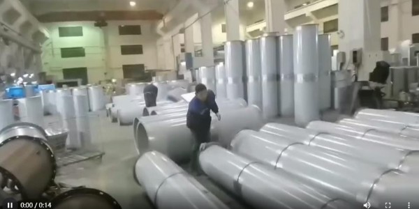 通風(fēng)管道出貨前習(xí)慣挨個(gè)在檢查一遍，才敢交給質(zhì)檢