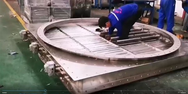 一管通通風(fēng)管道定制：直徑2200的電動調(diào)節(jié)閥，沒有最大，只有更大